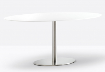 Стол обеденный Inox Ellittico