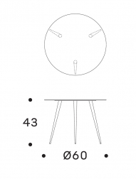 Столик кофейный металлический-thumbs-Фото3