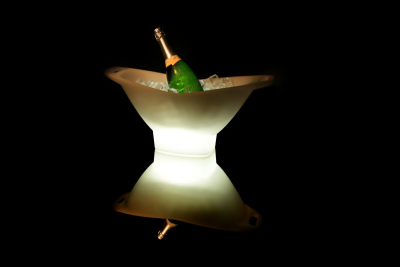 Кулер для бутылок светящийся Imagilights Champagne полиэтилен белый Фото 8