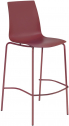 Стул пластиковый барный PAPATYA X-Treme BSL Pro сталь, стеклопластик кирпично-красный Фото 1