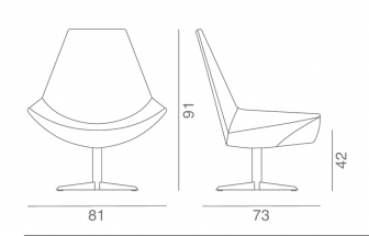 Кресло вращающееся с обивкой-thumbs-Фото3