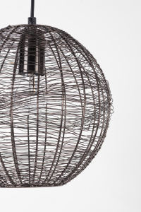 Светильник подвесной Garden Relax Inay металл черный Фото 2