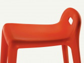 Стул пластиковый Magis Yuyu полипропилен, стекловолокно оранжевый Фото 5