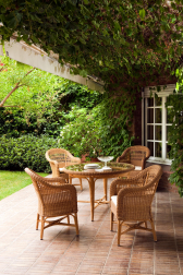 Стол плетеный обеденный Alga Dining Table 120