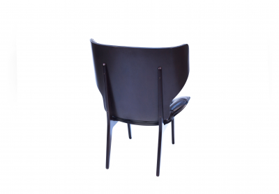 Кресло деревянное мягкое Rest.M.F Mamont Armchair фанера, массив(бук), иск.кожа, ткань коричневый Фото 6