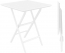 Стол пластиковый складной Siesta Contract Helen Folding Table 60 пластик белый Фото 1