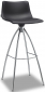 Стул барный пластиковый Scab Design Daylight Pop сталь, поликарбонат, искусственная кожа хром Фото 1