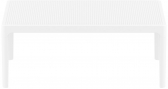 Столик пластиковый журнальный Siesta Contract Sky Lounge Table сталь, пластик белый Фото 5