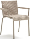 Кресло плетеное Robertirattan Key West алюминий, роуп бежевый Фото 1