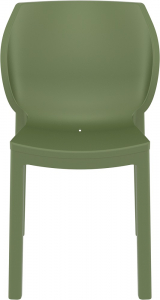 Стул пластиковый Siesta Contract Nora стеклопластик, полипропилен оливковый Фото 6