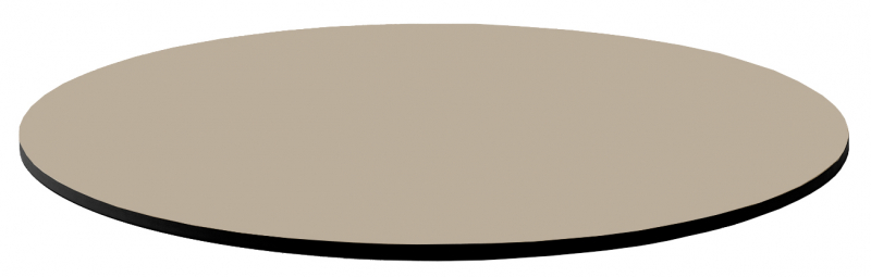 Столешница круглая Solid Laminate