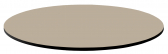 Столешница круглая PEDRALI Solid Laminate компакт-ламинат HPL песочный Фото 1