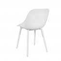 Стул пластиковый Jati & Kebon Galati алюминий, полипропилен белый Фото 2