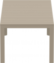 Стол пластиковый раздвижной Siesta Contract Atlantic Table 140/210 алюминий, полипропилен бежевый Фото 10